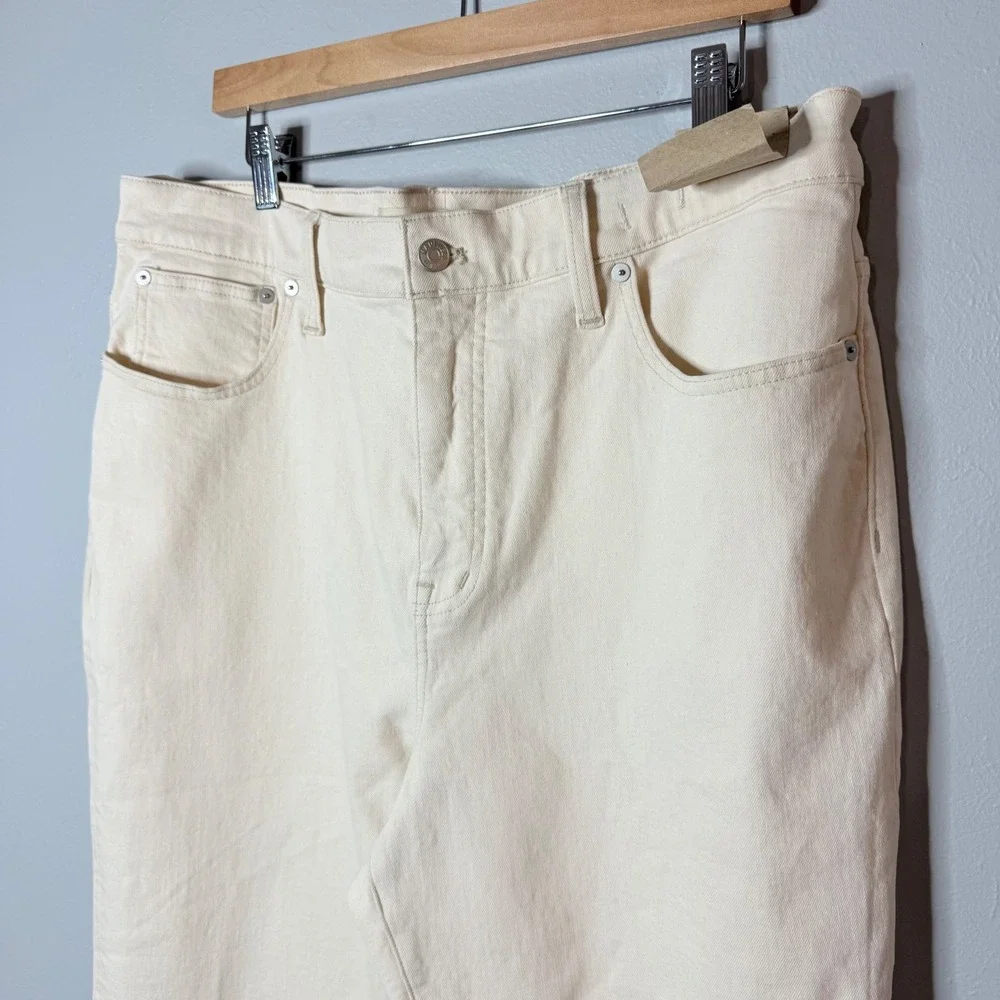 Madewell The '90s Straight Jean‎ Vintage Canvas Size 33 NWT